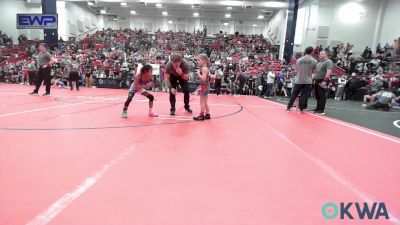 47-51 lbs Consolation - Aubrey Petro, Cowboy Wrestling Club vs Serenity Esparza, Mission Wrestling Club