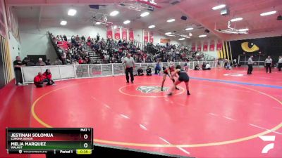 135 lbs 3rd Place Match - Jestinah Solomua, Corona Senior vs Melia Marquez, Walnut