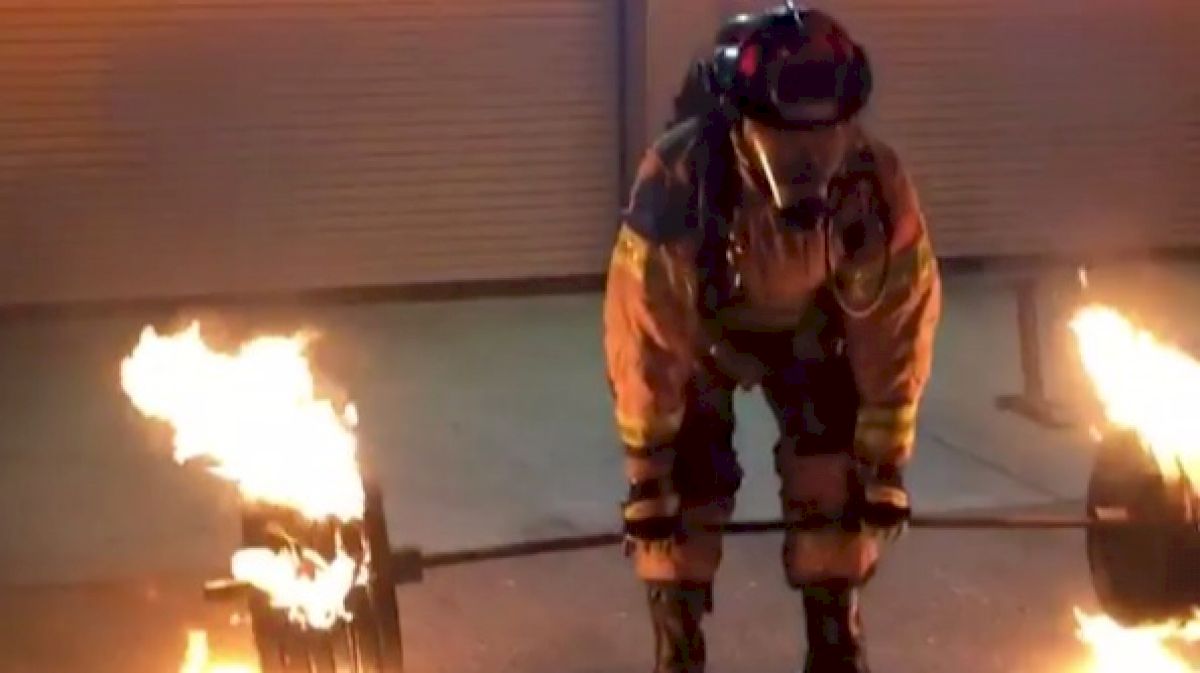 50-year-old Fire Captain Ed Kranski Deadlifts 585x3 In Full Gear