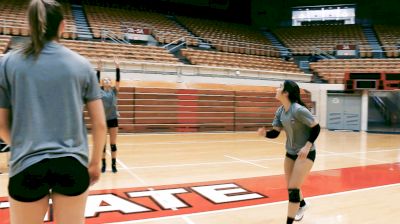 In the Gym with Ohio State: Serve, Dig, Cover