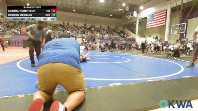 43 lbs Rr Rnd 1 - Gabriel Robertson, Chandler Takedown Club vs Dawsyn Hawkins, Hulbert