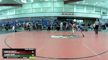 115 lbs Cons. Round 2 - Kahlyn Fouty, Whiteland Wrestling Club vs Karris Burt, Betterman Elite Wrestling