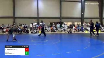 85 lbs Consolation - Ty Valenzuela, The Wrestling Center vs Walker Share, Level Up