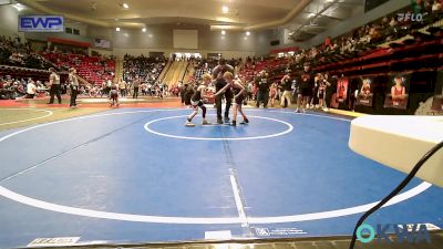 49 lbs Consi Of 8 #1 - Jasper Shuemake, Pirate Wrestling Club vs Achilles Davie, Salina Wrestling Club