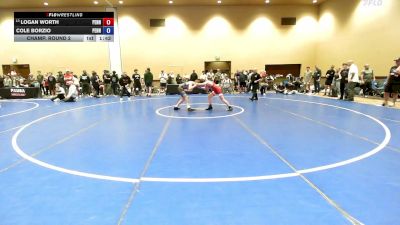 106 lbs Champ. Round 2 - Logan Worth, Pennsylvania vs Cole Borzio, Pennsylvania