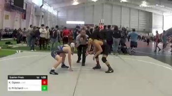 116 lbs Quarterfinal - Kekoa Ogawa, Lewc/cc vs Owen Pritchard, Askeo