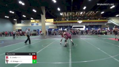 149 lbs Round Of 64 - Curtis Lively, Rutgers WC vs Zachary Ortega, Apprentice