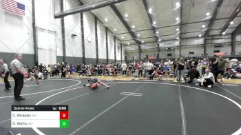116 lbs Quarterfinal - Charlie Wheeler, Mat Rats Rebooted vs Gracylenn Watts, Mat Demon WC