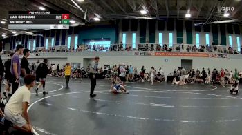 110 lbs Round 1 (4 Team) - Liam Goodman, Caveman vs Anthony Bell, Eagle Empire