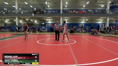 110 lbs Round 2 (16 Team) - Michael Laux, Askren Wrestling Academy 2 vs Wyatt Kimble, Steel Valley Renegades