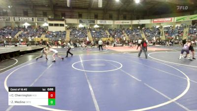 70 lbs Consi Of 16 #2 - Caden Cherrington, RCS MS Wrestling vs Zavier Medina, Ortega Middle School