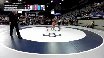132 lbs Champ. Rd Of 32 - Blaze Van Gundy, OH vs Landen Bogard, WI