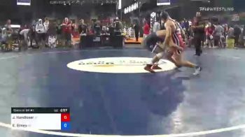 160 lbs Consi Of 64 #1 - Joshua Handloser, Arkansas vs Eddie Simes, Minnesota