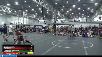 98 lbs Round 3 (4 Team) - Oumar Tounkara, Siggy Trained vs Jason Foutz, TNWC Blue