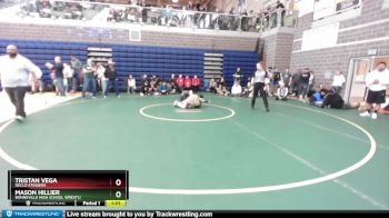 126 lbs Semifinal - Tristan Vega, Declo Stingers vs Mason Hillier, Bonneville High School Wrestli