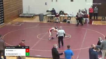 132 lbs Quarterfinal - Braedan Amole, Octorara vs Branden Manderbach, Conrad Weiser