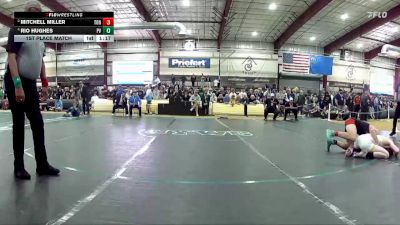 138 lbs 1st Place Match - Rio Hughes, Pahranagat Valley vs Mitchell Miller, Tonopah