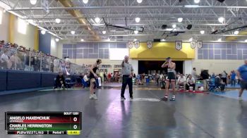 126 lbs Cons. Round 3 - Charles Herrington, Oak Grove HS vs Angelo Maxemchuk, Lewisburg