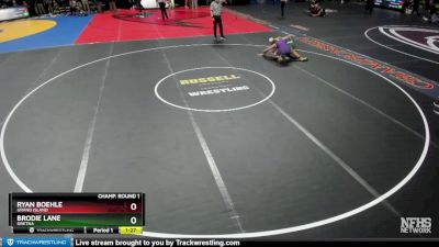 Champ. Round 1 - Brodie Lane, Gretna vs Ryan Boehle, Grand Island