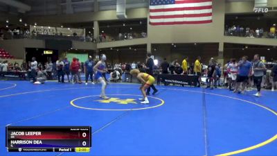 120 lbs Champ. Round 1 - Jacob Leeper, OK vs Harrison Dea, IL