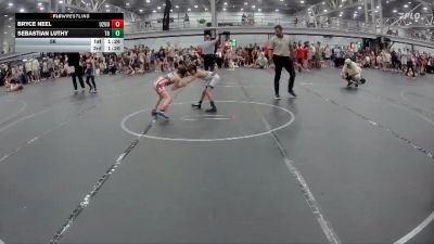 56 lbs Round 6 (8 Team) - Sebastian Luthy, The Outsiders vs Bryce Neel, U2 Upstate Uprising