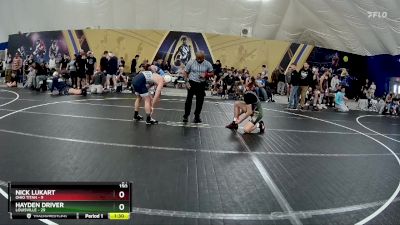 150 lbs Round 2 (8 Team) - Hayden Driver, Louisville vs Nick Lukart, Ohio Titan