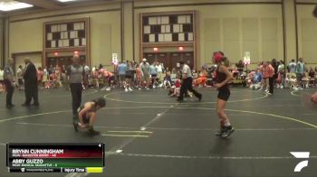 75 lbs Round 1 (4 Team) - Brynn Cunningham, MGW- Bangster Berry vs Abby Guzzo, MGW-Radical Skadattle