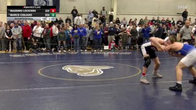 144 lbs Quarterfinal - Marco Cigliano, Kellenberg vs Massimo LoCicero, Archbishop Stepinac
