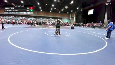 190 lbs Cons. Round 6 - Oscar Casarez, Reed vs Julien Ford, Elk Grove