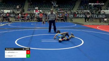 46 lbs Prelims - Zeke Johnston, Dark Cloud WC vs Uriah Warrior Esquer, Socal Grappling Club