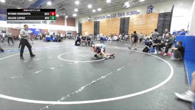 113 lbs Cons. Round 1 - Julian Lopez, Arroyo (El Monte) vs Ryden Kinoshita, Westview