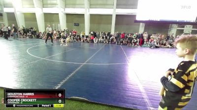 70 lbs Round 1 (4 Team) - Cooper Crockett, Sanderson vs Houston Harris, Champions Gold