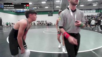 106 lbs Champ. Round 1 - Kaylor Jones, Lions Wrestling Academy vs Eli Thompson, The Hideout