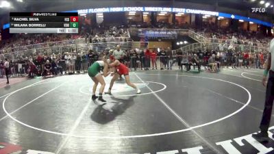 125 lbs Semifinal - Milana Borrelli, Venice vs Rachel Silva, Florida Christian School