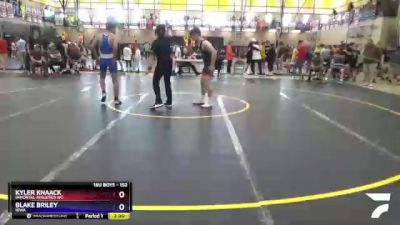 152 lbs Semifinal - Kyler Knaack, Immortal Athletics WC vs Blake Briley, Iowa