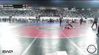 120 lbs Final - Quin Turner, Hinton Comets vs Piper Weaver, Cushing