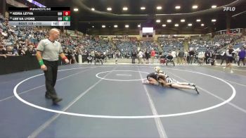 110 lbs Cons. Round 1 - Lee`ua Lyons, Goddard-Eisenhower Hs vs Keira Leyva, Great Bend Hs