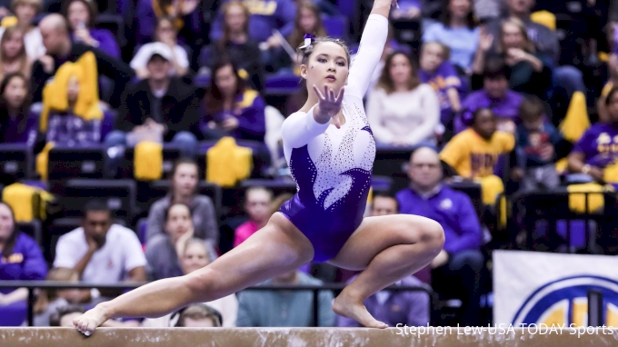 Most Difficulty In The 2017 NCAA Super Six: Balance Beam Edition ...