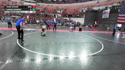 80 lbs 1st Place Match - Landon Everson, Clear Lake/Clayton vs Hawk Nolden, Pardeeville Boys Club Youth Wrestling