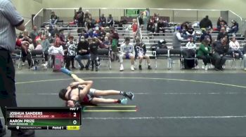 78 lbs Cons. Round 1 - Joshua Sanders, Red Cobra Wrestling Academy vs Aaron Prize, Team Donahoe