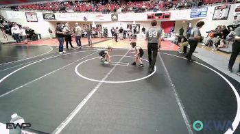 52 lbs Consolation - Mateo Garcia, Gravette Wrestling Club vs Theodore Mosby, Wyandotte Youth Wrestling