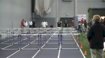 Women's 60 meter hurdles trackside