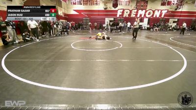 120 lbs Champ. Round 1 - Jason Ruiz, Archbishop Mitty vs Pratham Gajjar, Milpitas