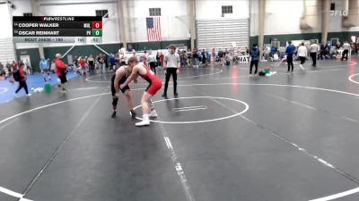 190 lbs Cons. Round 3 - Oscar Reinhart, Platte Valley vs Cooper Walker, Mullen