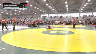 160 lbs Semifinal - Brian Chamberlain, PA vs Christopher Creason, CA