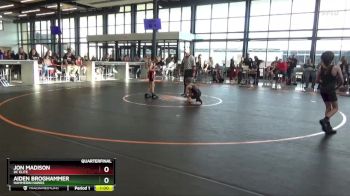 B-15 lbs Quarterfinal - Jon Madison, DC Elite vs Aiden Broghammer, Hammerin Hawks