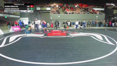120 lbs Round Of 32 - Ayden Ceballos, Strathmore vs Adrian Montalvo, Dinuba