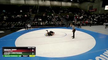 160 lbs Cons. Round 6 - Benson Terry, Mountain View vs Steven Christensen, Riverton