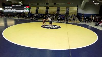 184 lbs Cons. Round 1 - Trenton Mead, Thiel vs Seth Holt, Hiram College