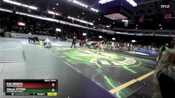 Girls 115 lbs Semifinal - Eva Reinitz, Centralia (Girls) vs Malia Ottow, Snohomish (Girls)